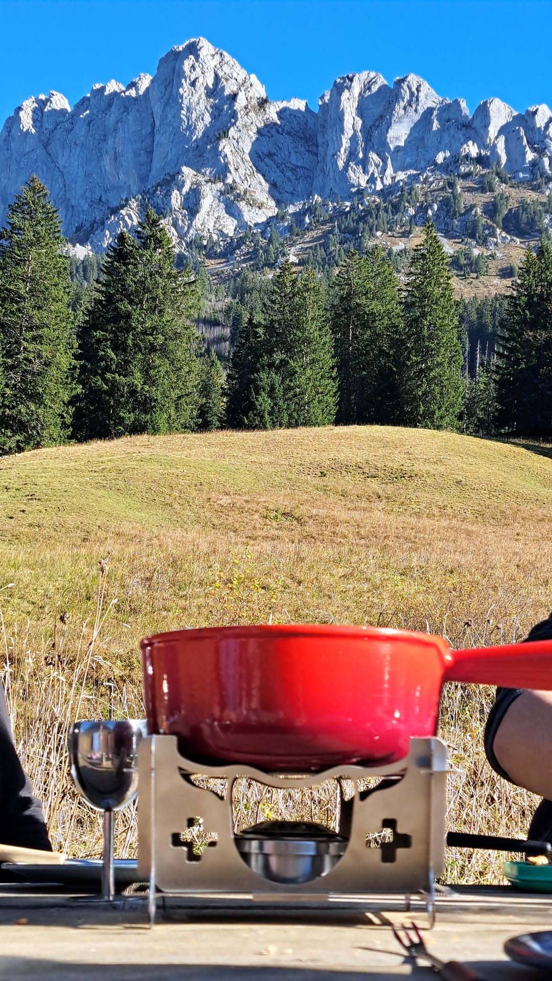 The mobile raclette oven