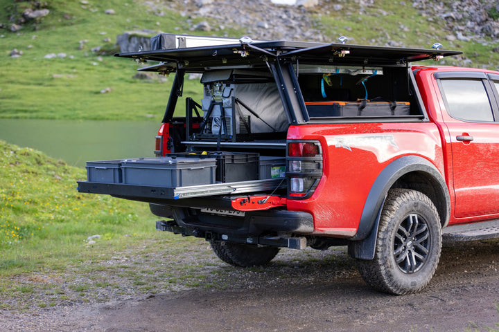 ROCKALU Schublade für RAKO Standardkisten (600x400) mit Oberboden