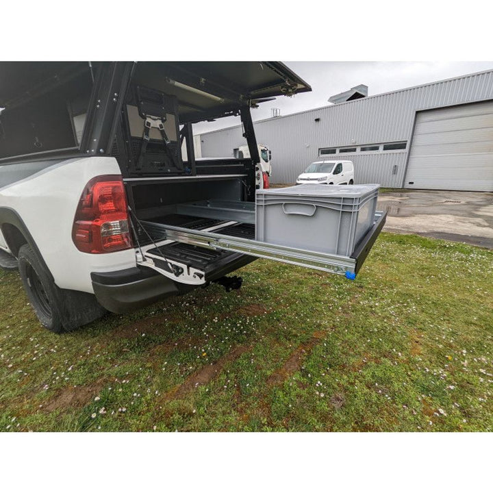 ROCKALU Schublade für RAKO Standardkisten (600x400) mit Oberboden