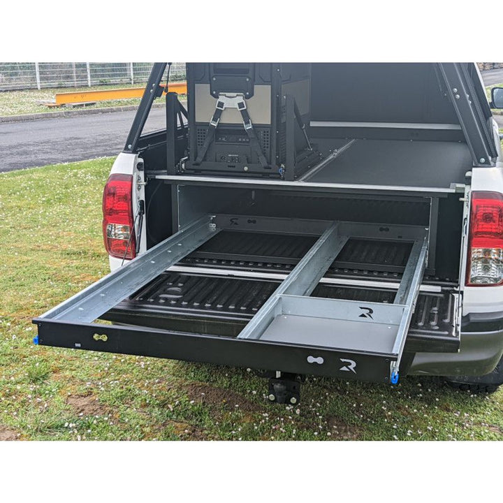 ROCKALU Schublade für RAKO Standardkisten (600x400) mit Oberboden