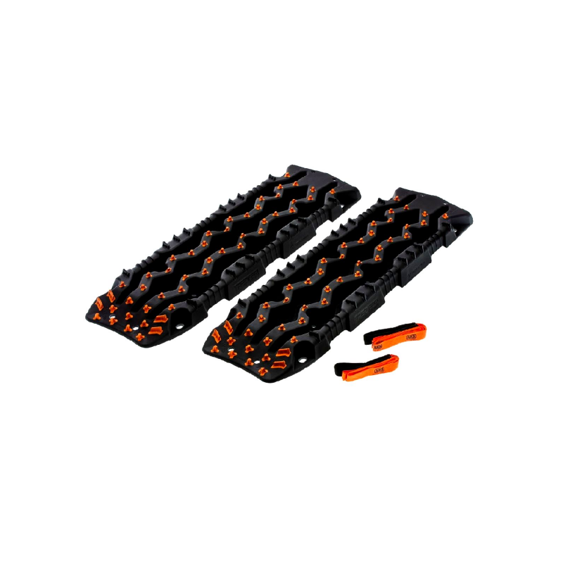 TREPRO Schwarz/Orange Sandplatten (Paar)