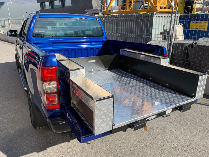 Seitliche Schiebefächer