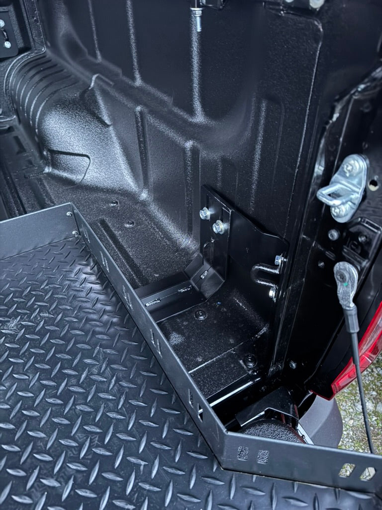 Half Sliding Top + Double Stacked Aluminum Drawers