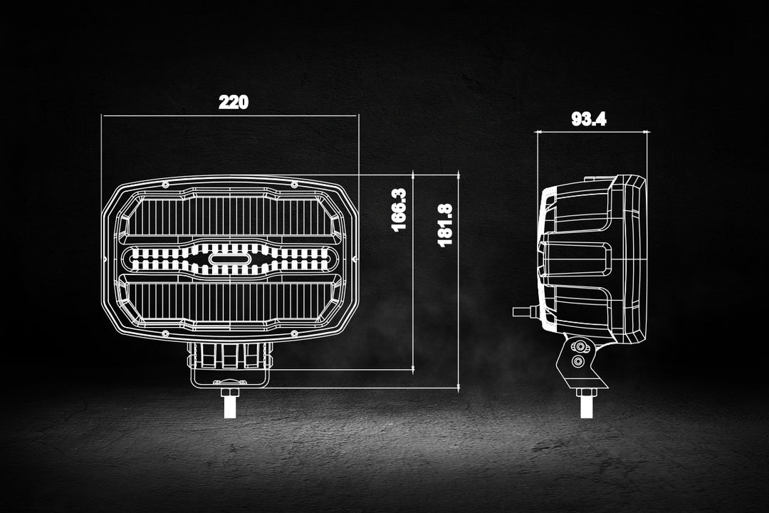Lumidrive Rayzor Square — vue 4