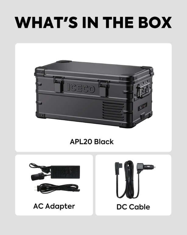 Réfrigérateur/Congélateur ICECO APL20 20L Black - Portable & Connecté