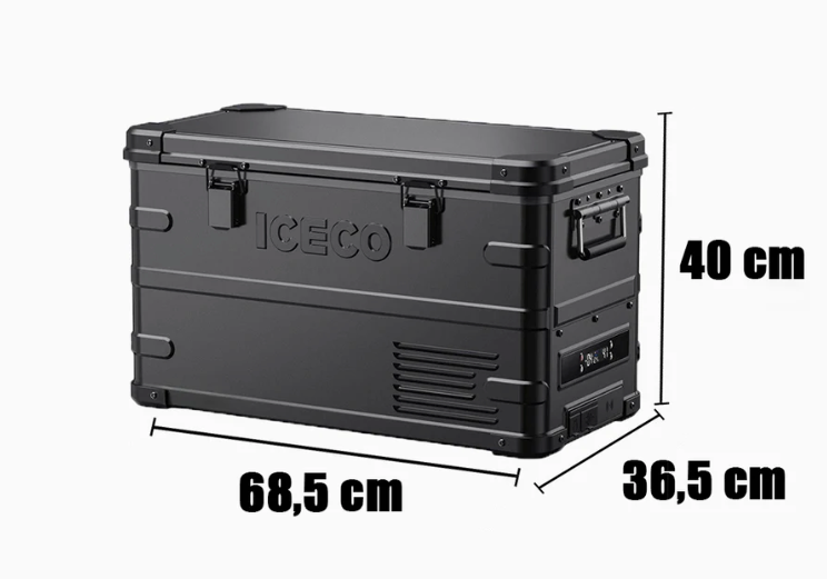 Refrigerateur/Congelateur ICECO APL35 35L Double Zone - Black