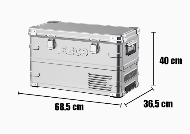 Refrigerateur/Congelateur ICECO APL35 35L Double Zone - Silver