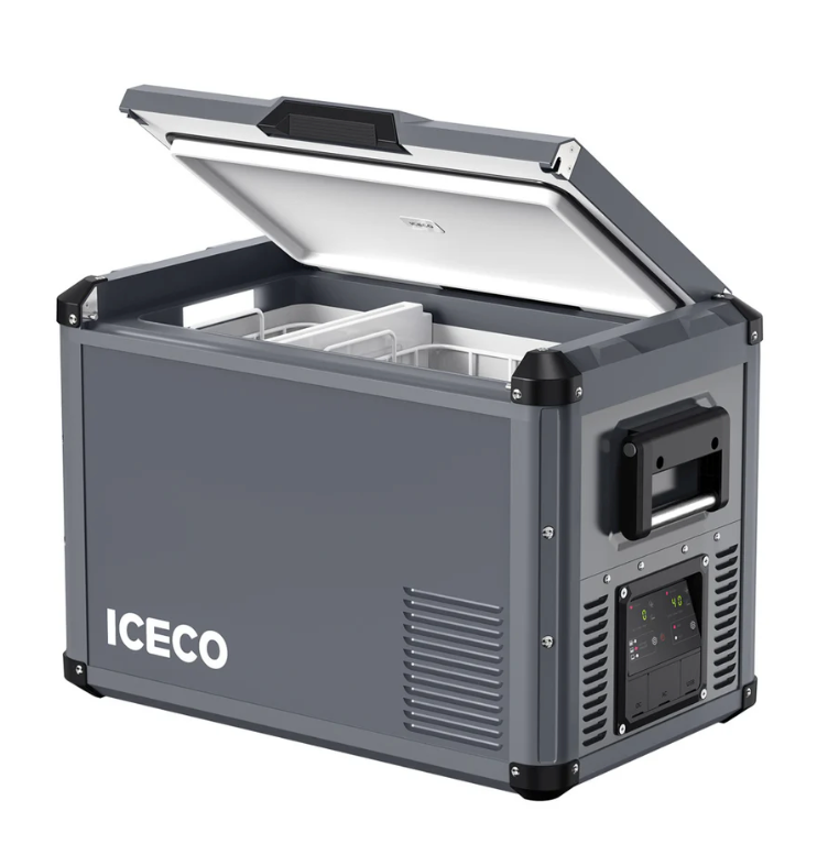 ICECO 45 Refrigerator/FreezerL Double Compartments - Grey
