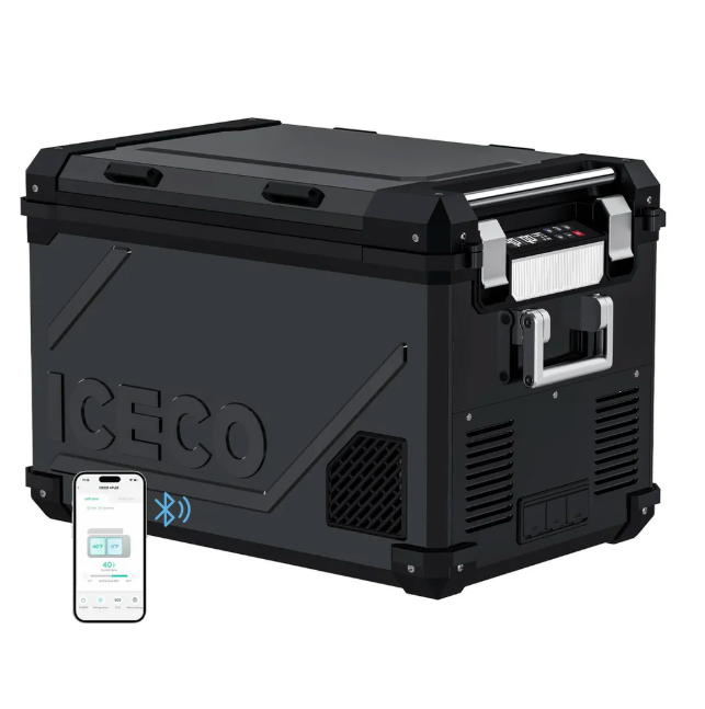 ICECO 55 Refrigerateur/Congélateur 55L ( Double Compartiments réglable) - Black