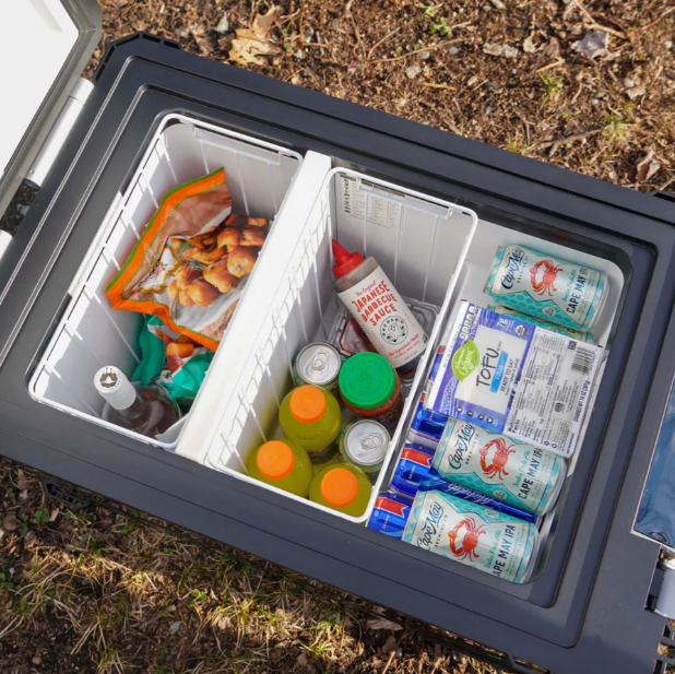 ICECO 55 Refrigerateur/Congélateur 55L ( Double Compartiments réglable) - Black