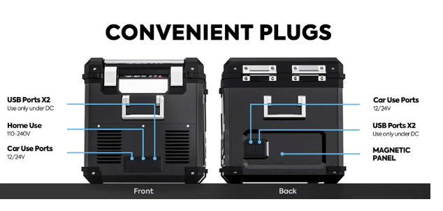 ICECO 55 Refrigerateur/Congélateur 55L ( Double Compartiments réglable) - Black