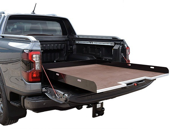 Half Sliding Top + Double Stacked Aluminum Drawers