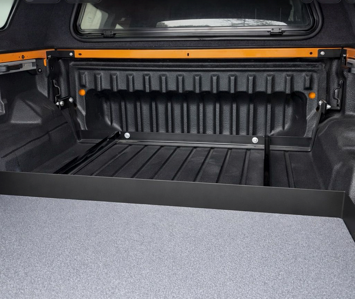 Half Sliding Top + Double Stacked Aluminum Drawers