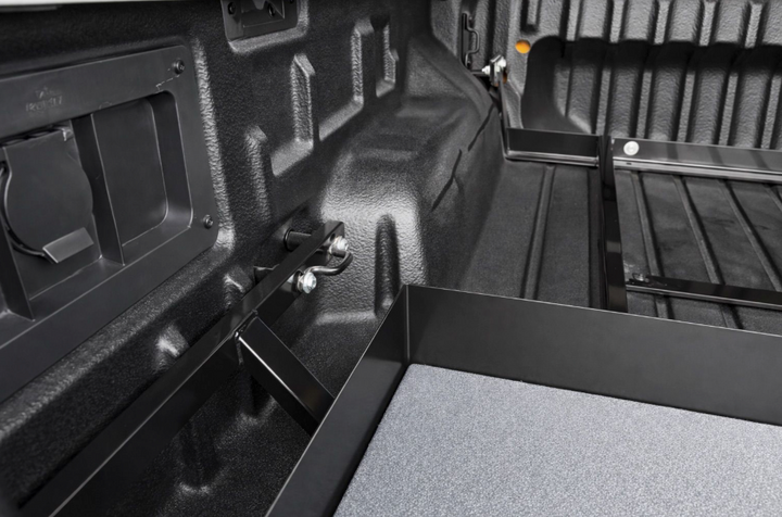 Half Sliding Top + Double Stacked Aluminum Drawers