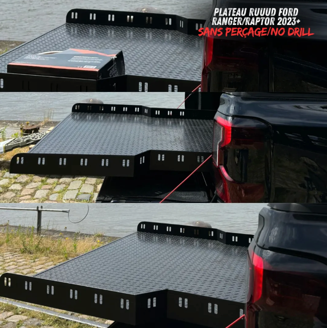 Half Sliding Top + Double Stacked Aluminum Drawers