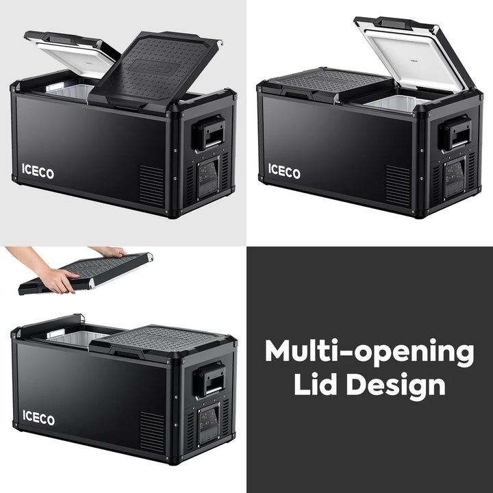 Réfrigérateur/Congélateur ICECO VL90PROD 90L - Double Zone - Noir