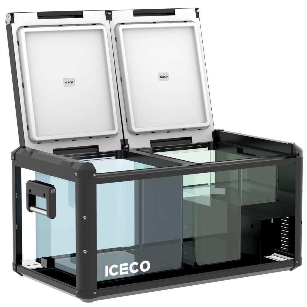 Réfrigérateur/Congélateur ICECO VL90PROD 90L - Double Zone - Noir