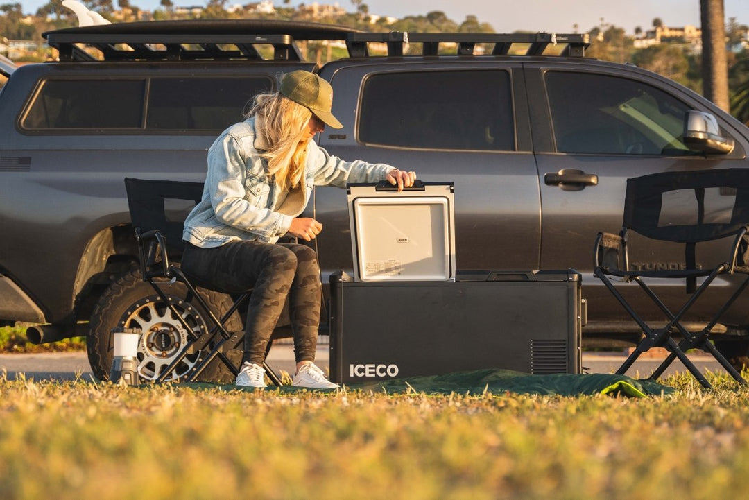 Réfrigérateur/Congélateur ICECO VL90PROD 90L - Double Zone - Noir