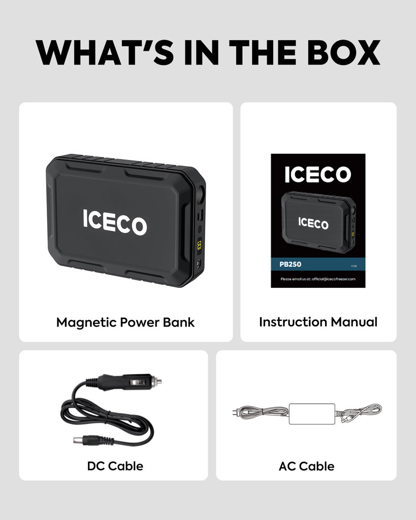 Batterie portable ICECO PB250 Magnetic 250 Wh