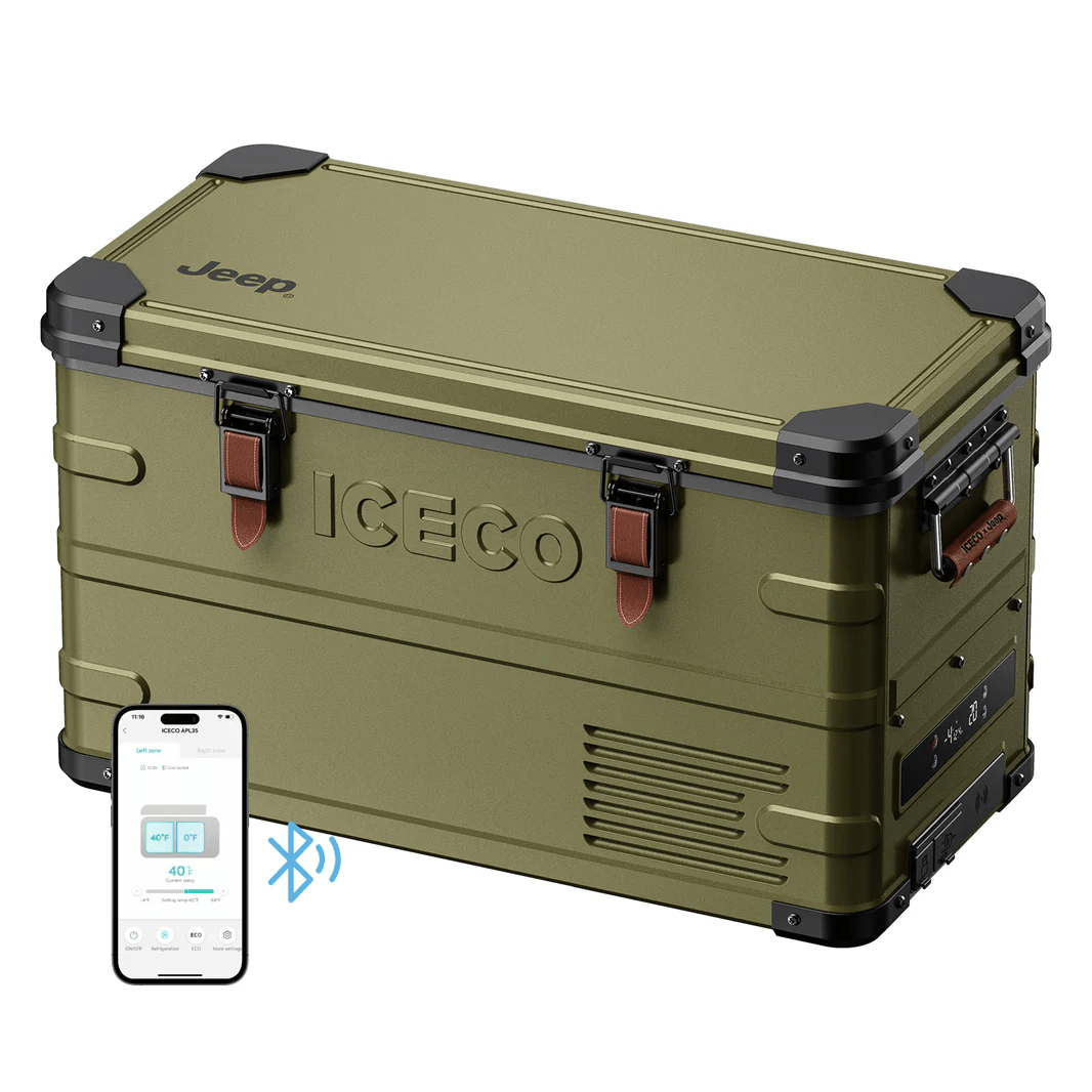Réfrigérateur/Congélateur ICECO APL35 × Jeep® Limited Edition 35L - Double Zone - Jeep 41 Green