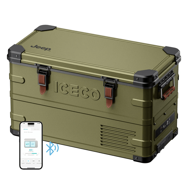 Réfrigérateur/Congélateur ICECO APL35 × Jeep® Limited Edition 35L - Double Zone - Jeep 41 Green