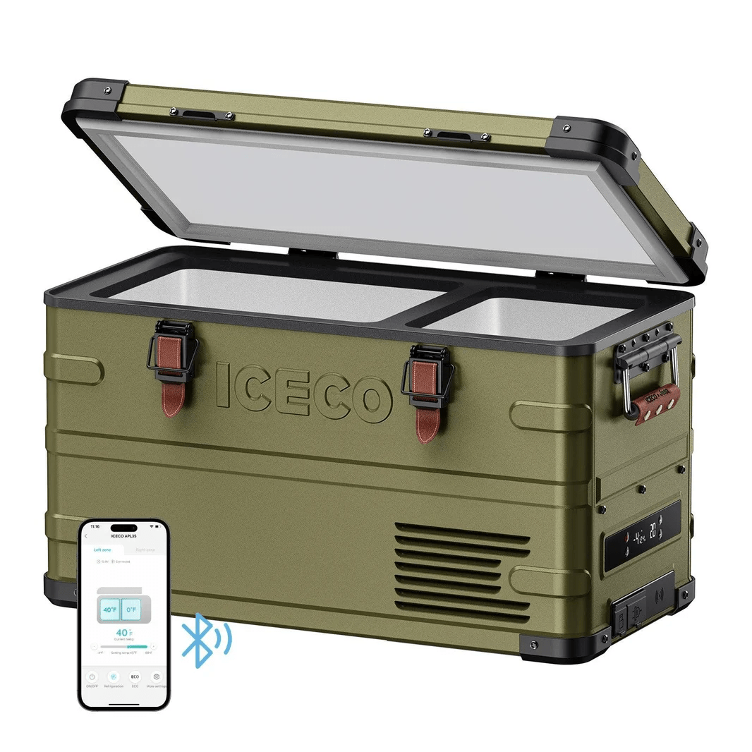 Réfrigérateur/Congélateur ICECO APL35 × Jeep® Limited Edition 35L - Double Zone - Jeep 41 Green