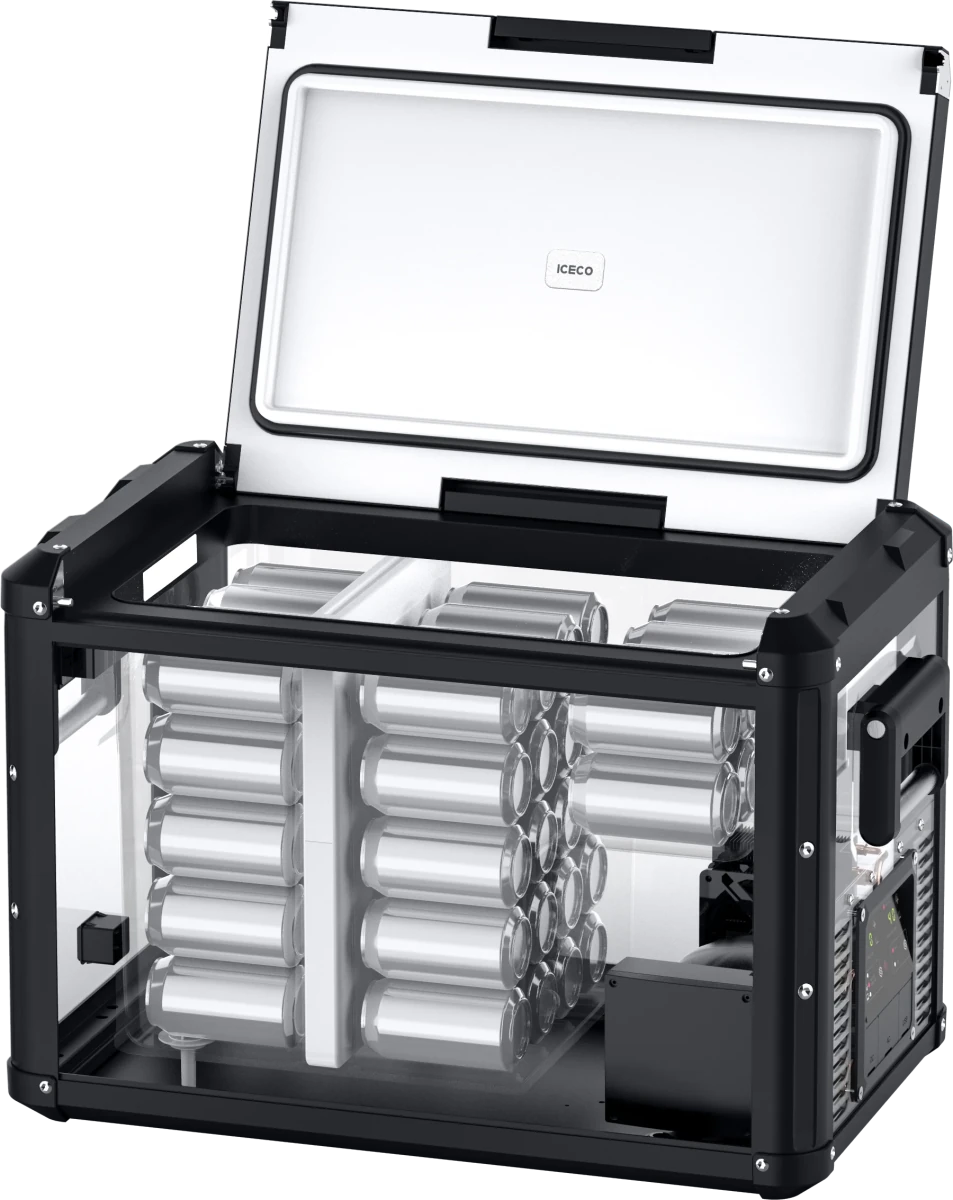 Réfrigérateur/Congélateur ICECO VL45PROD 45L - Double Zone - Noir