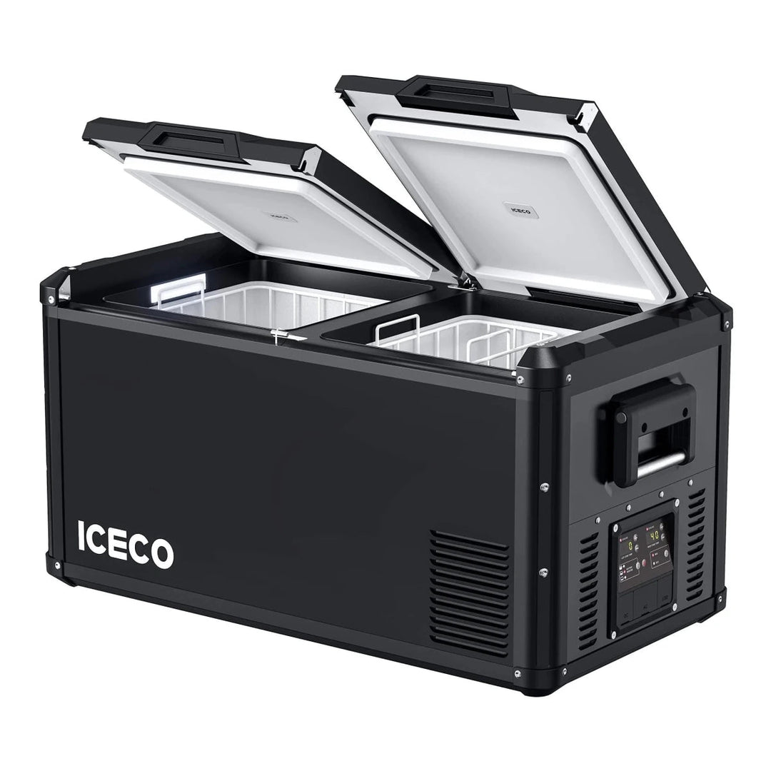 Réfrigérateur/Congélateur ICECO VL75PROD 75L - Double Zone - Noir