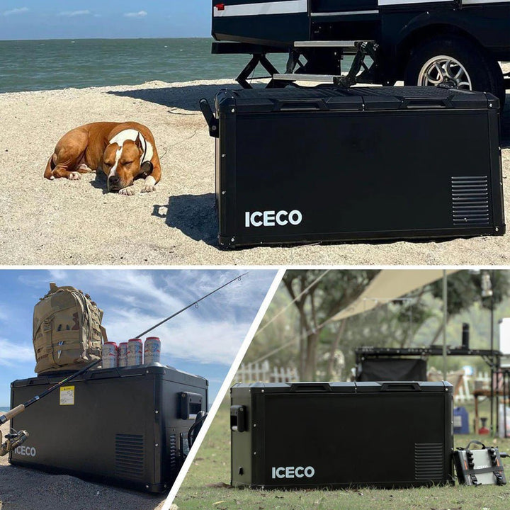 Réfrigérateur/Congélateur ICECO VL90PROD 90L - Double Zone - Noir