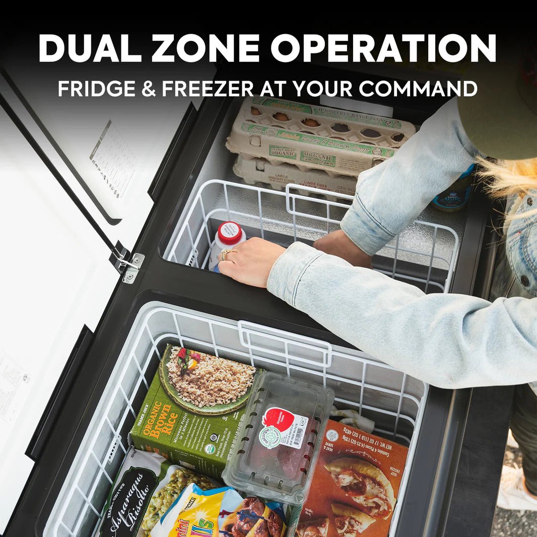 Réfrigérateur/Congélateur ICECO VL90PROD 90L - Double Zone - Noir