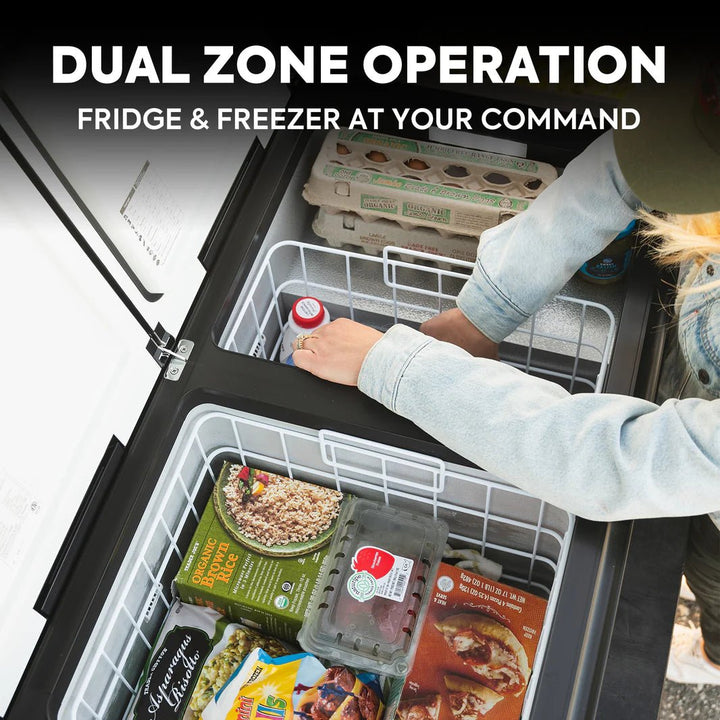Réfrigérateur/Congélateur ICECO VL90PROD 90L - Double Zone - Noir