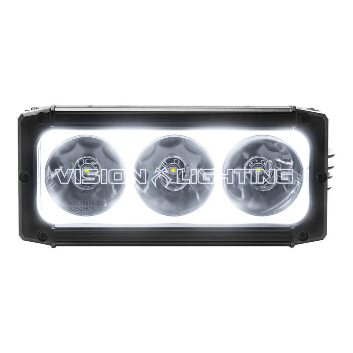 Halo rétroéclairé de la barre LED Vision X XPR-S 6 pouces